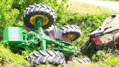 Cómo evitar el vuelco del tractor